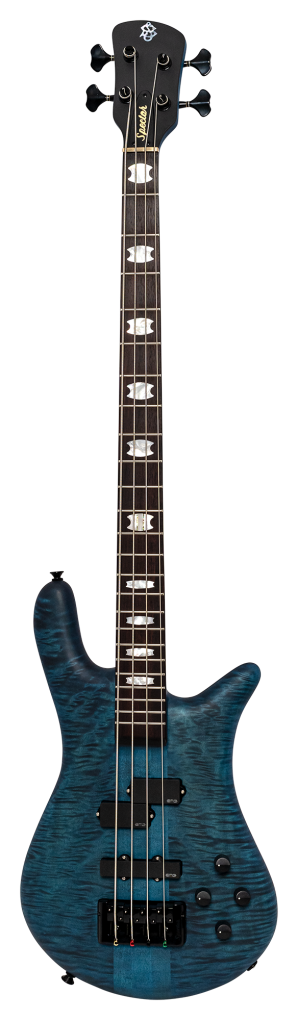 SPECTOR Bassgitarre, EuroLX, 4-Saiter, aktiv, Black und Blue Matte