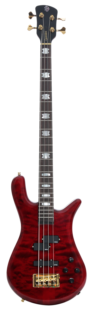 SPECTOR Bassgitarre, EuroLX, 4-Saiter, aktiv, Black Cherry Gloss