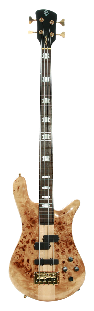 SPECTOR Bassgitarre, EuroLX, 4-Saiter, aktiv, Poplar Burl Gloss