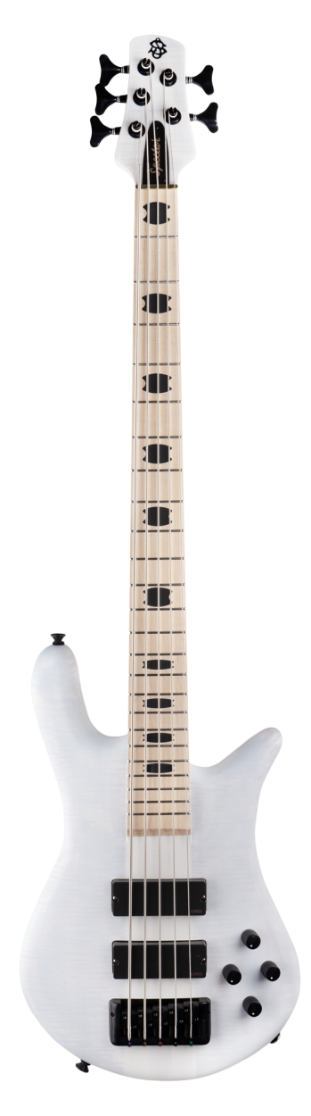 SPECTOR Bass Guitar, Euro5LX Exclusive, 5-String, active, White Stain Matte