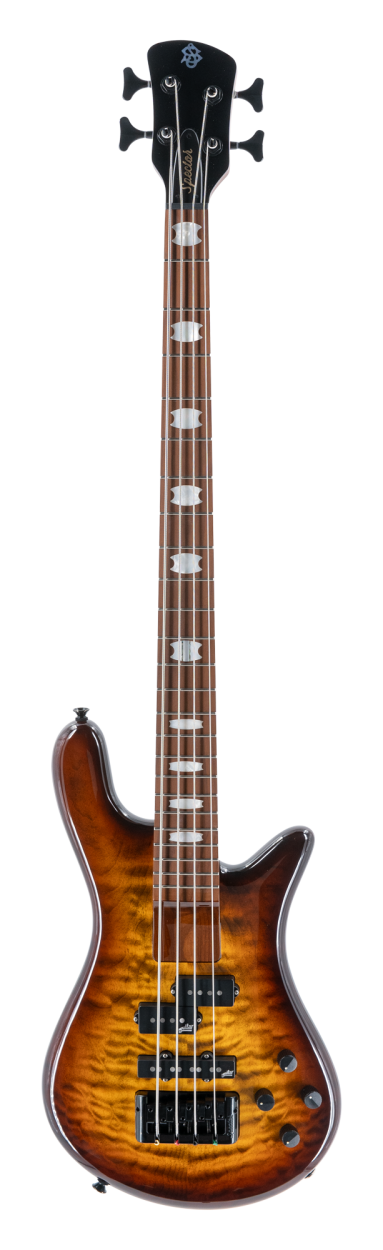 SPECTOR Bassgitarre, EuroBolt, 4-Saiter, aktiv, Tobacco Sunburst Gloss