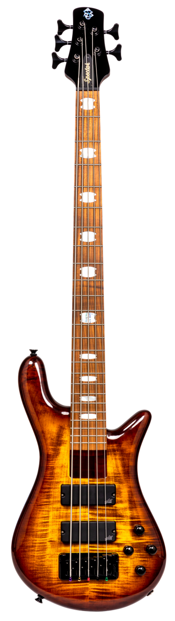 SPECTOR Bassgitarre, EuroBolt, 5-Saiter, aktiv, Tobacco Sunburst Gloss