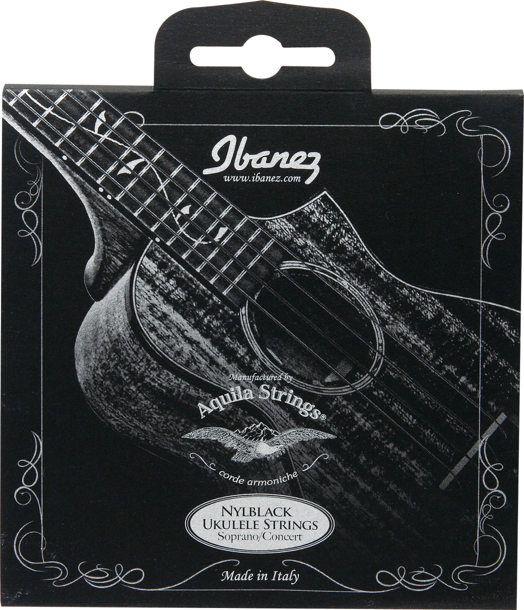 IBANEZ String Set for 4 String Soprano/Concert Ukulele by Aquila NBUKS4