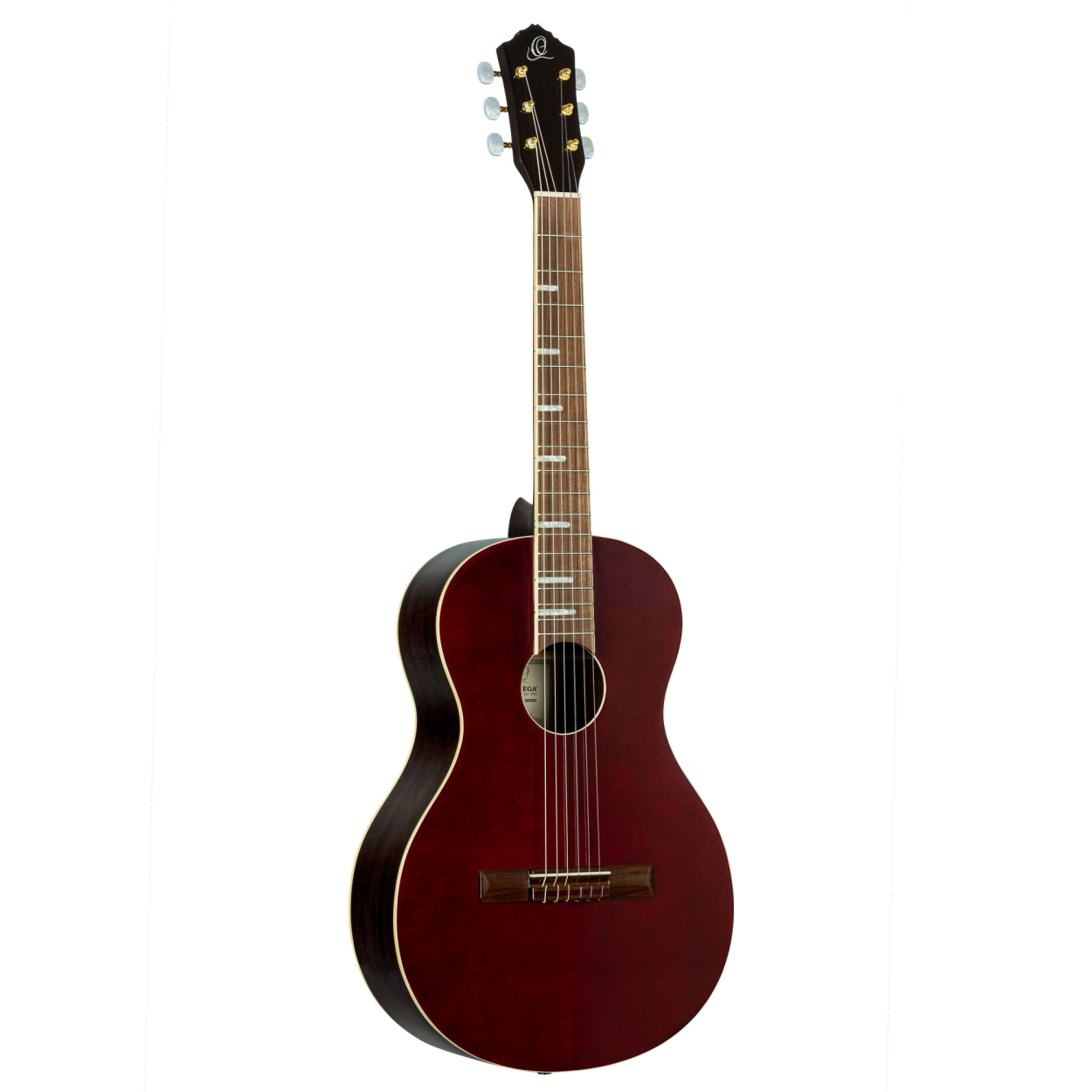 ORTEGA Ranger Series 4/4 Nylon String Guitar 6-String - Stained Red + Gig Bag  RRA-SRT