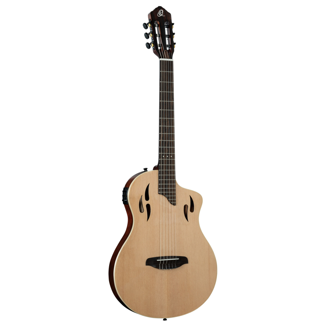 ORTEGA TourPlayer DeLuxe Nylon String Guitar 6-String - Spruce Natural + Gig Bag RTPSTD-NAT