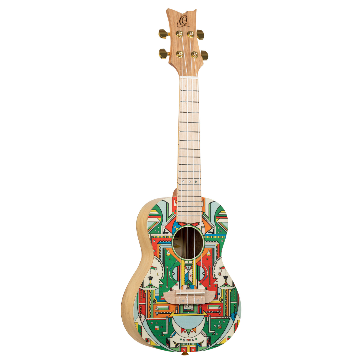 ORTEGA Art Series Concert Ukulele 4 String - Spruce / Catalpa Himalaya RUAR-HY