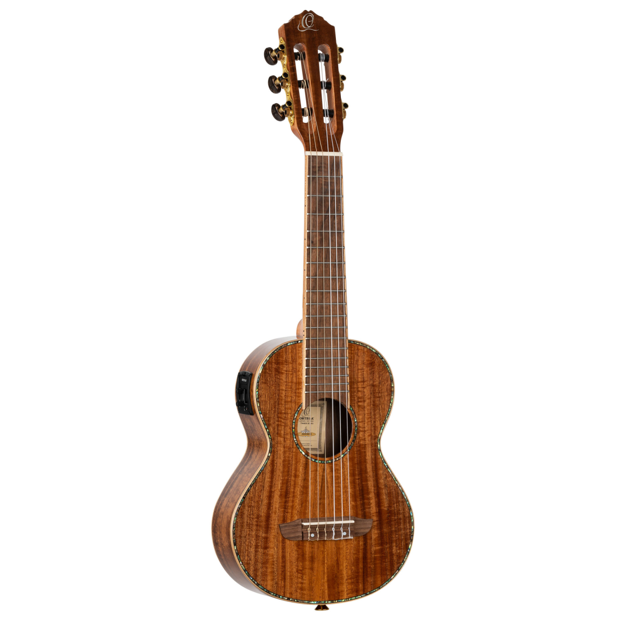 ORTEGA Mini Travel Series 1/8 Guitar 6-String - Natural + Gig Bag RGLE18ACA