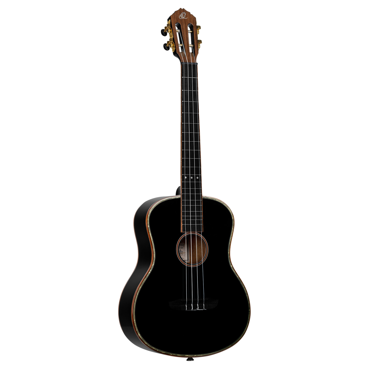 ORTEGA Onyx Series Baritone Ukulele 4-String + Pro Gig Bag RUOX-BA