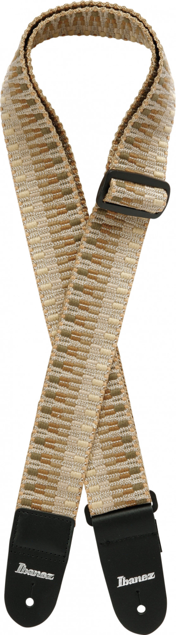 IBANEZ Braided Guitar Strap - Khaki GSB50-C4