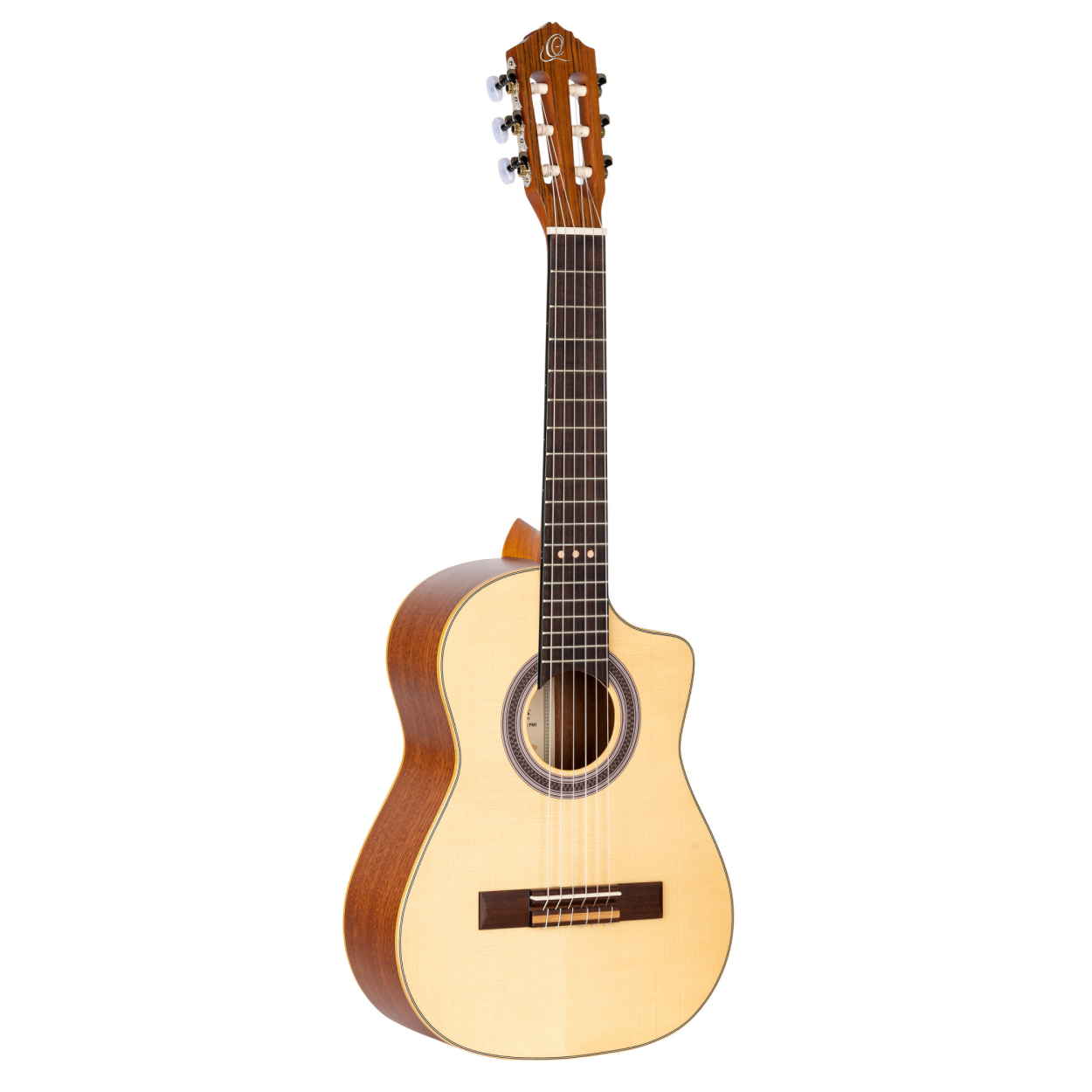 ORTEGA Requinto Series Pro 1/2 Acoustic Guitar 6-String - Natural + Gig Bag RQ38