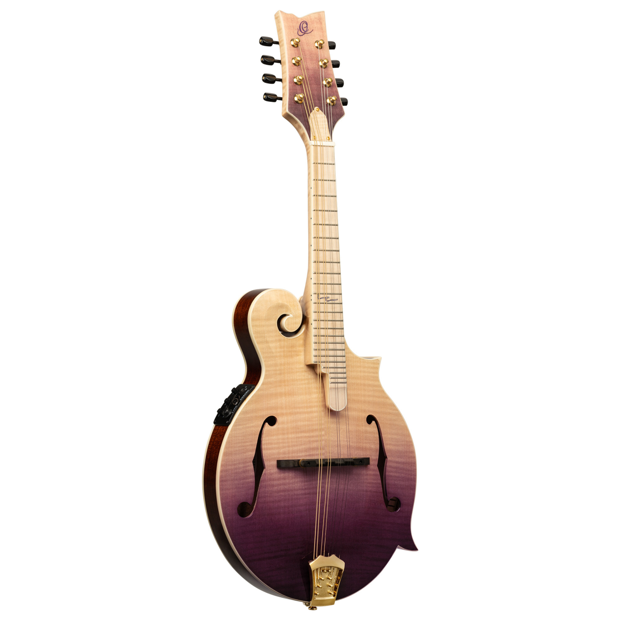 ORTEGA Americana Series F-Style Mandolin + Croco Leather Case RMFE200PF
