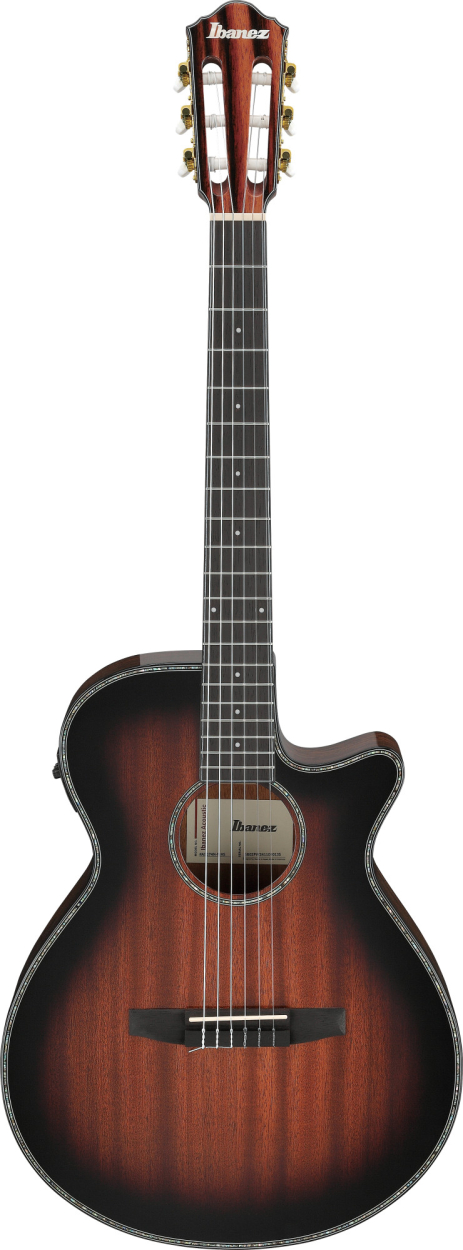 IBANEZ AEG Nylon String Guitar 6-String - Mahogany Sunburst High Gloss AEG74N-MHS