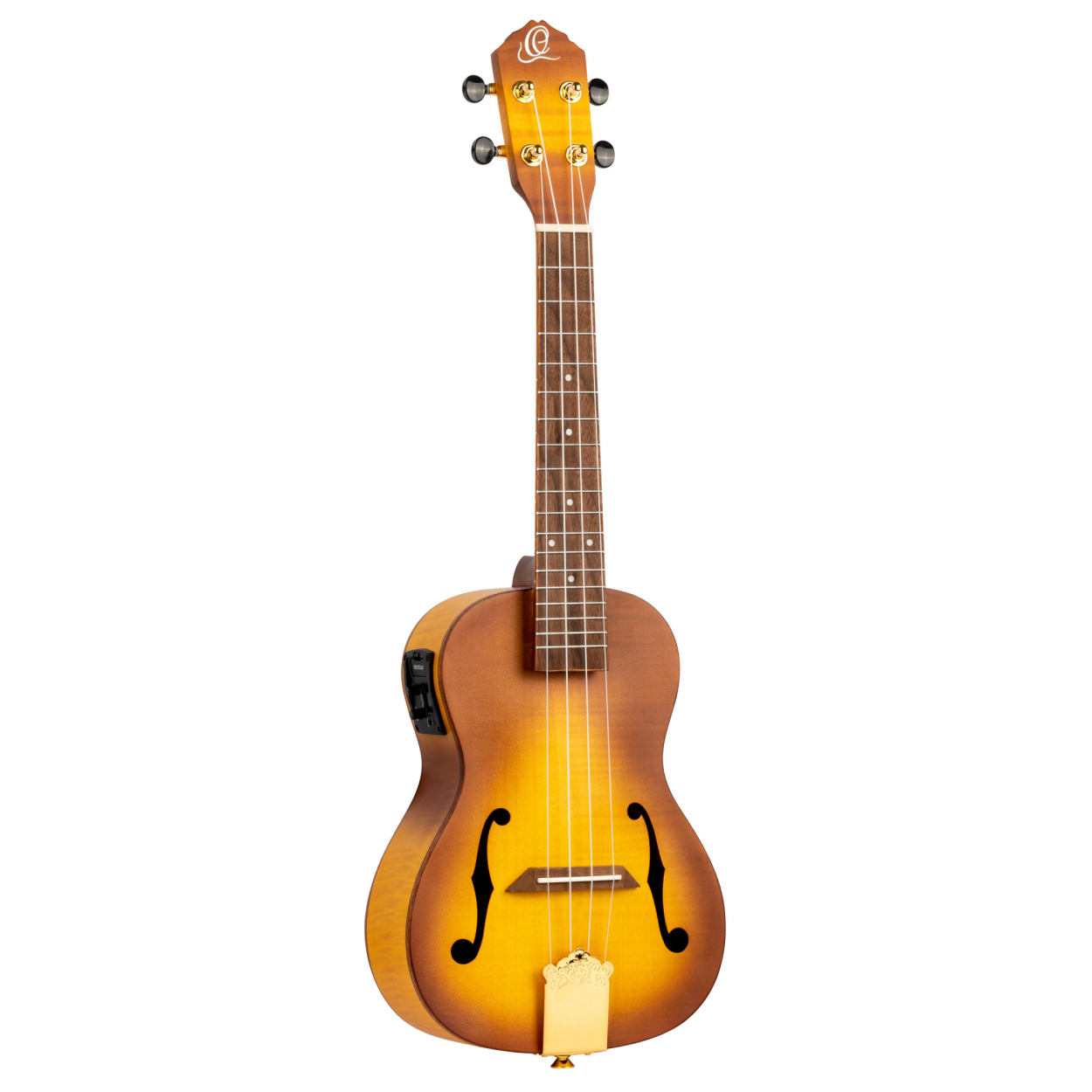 ORTEGA Custom Built Series Concert Ukulele 4 String - Honey Sunburst + Bag RUSL-HSB