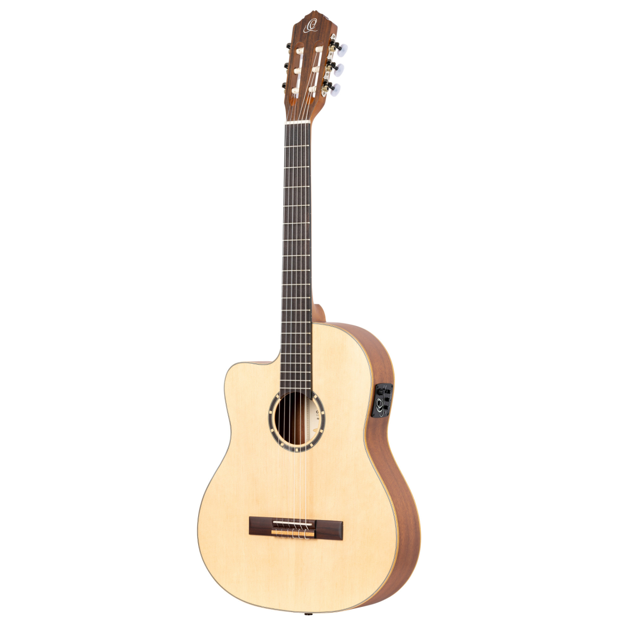 ORTEGA Family Series 4/4 Classical Slim Neck Guitar 6 String Lefty - Spruce / Mahogany Natural + Gig Bag RCE125SN-L