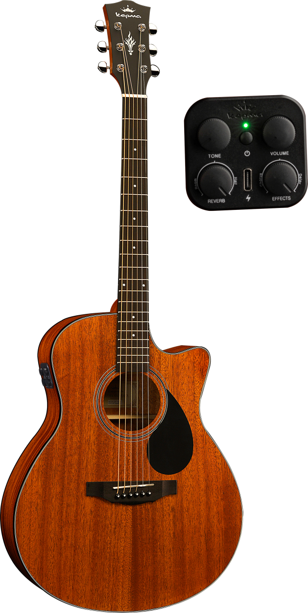 KEPMA GUITARS PLYTONE SERIES - EACE K10 GRAND AUDITORIUM WALNUT