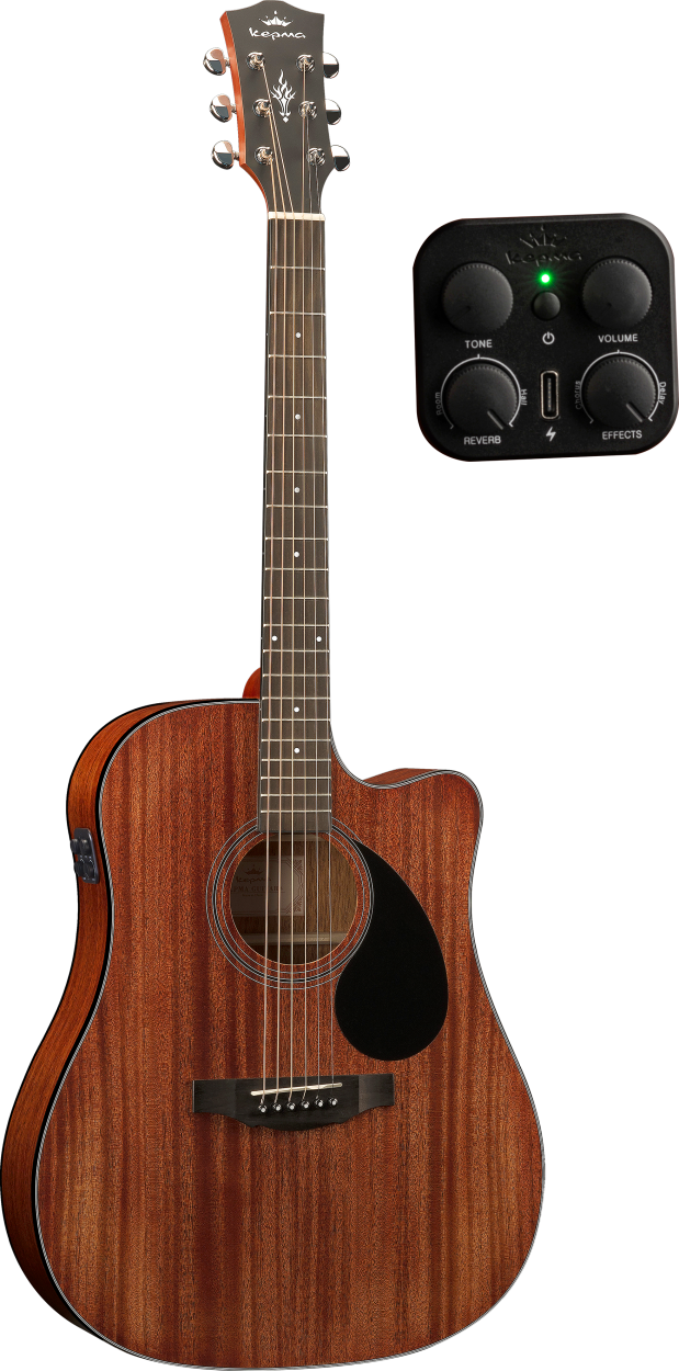 KEPMA GUITARS PLYTONE SERIES - EDCE K10 DREADNOUGHT WALNUT