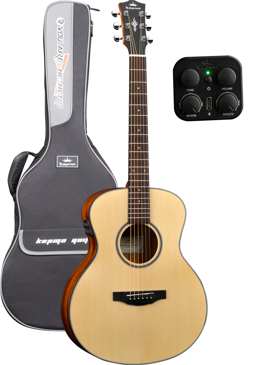 KEPMA GUITARS TRAVEL SERIES - ES36E-K10 MINI OM NATURAL