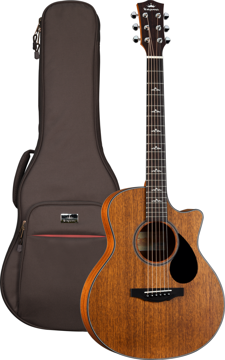 KEPMA GUITARS TRAVEL SERIES - FC MINI MAHOGANY TOP AND BODY