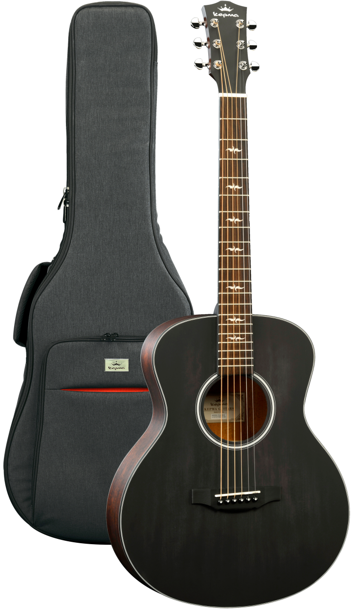 KEPMA GUITARS TRAVEL SERIES - FS36 MINI OM BLACK