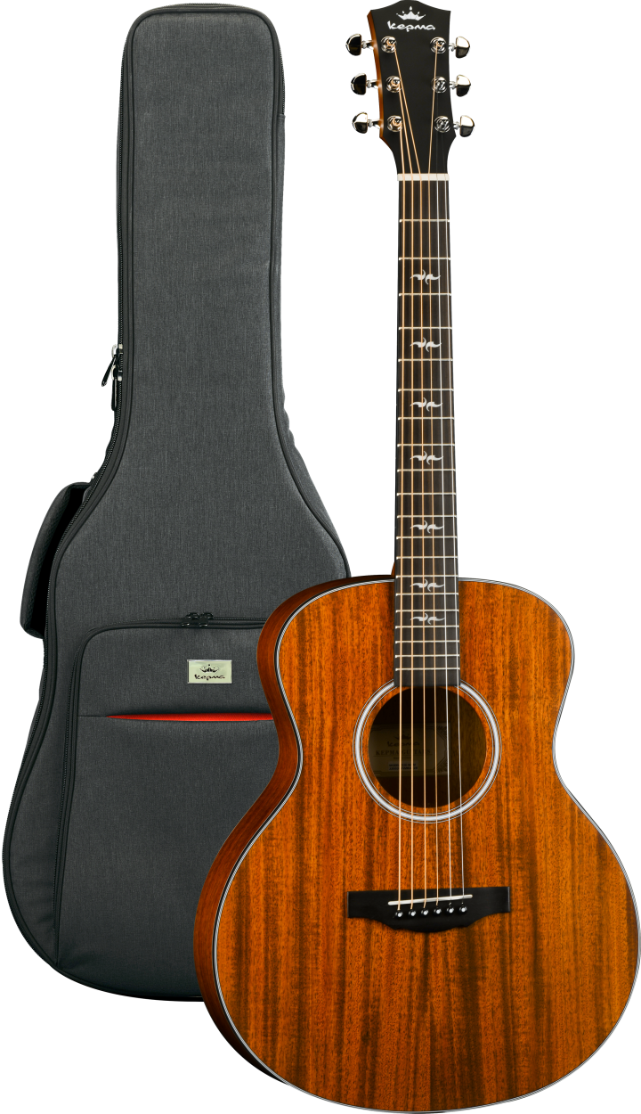 KEPMA GUITARS TRAVEL SERIES - FS36 MINI OM WALNUT