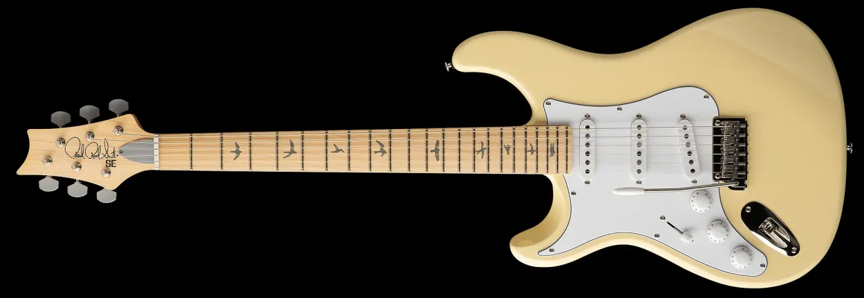 PRS SE Silver Sky 3J - Moon White