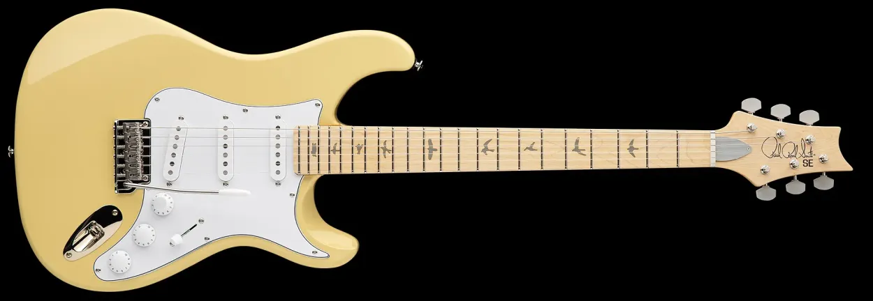 PRS SE Silver Sky 3J - Moon White